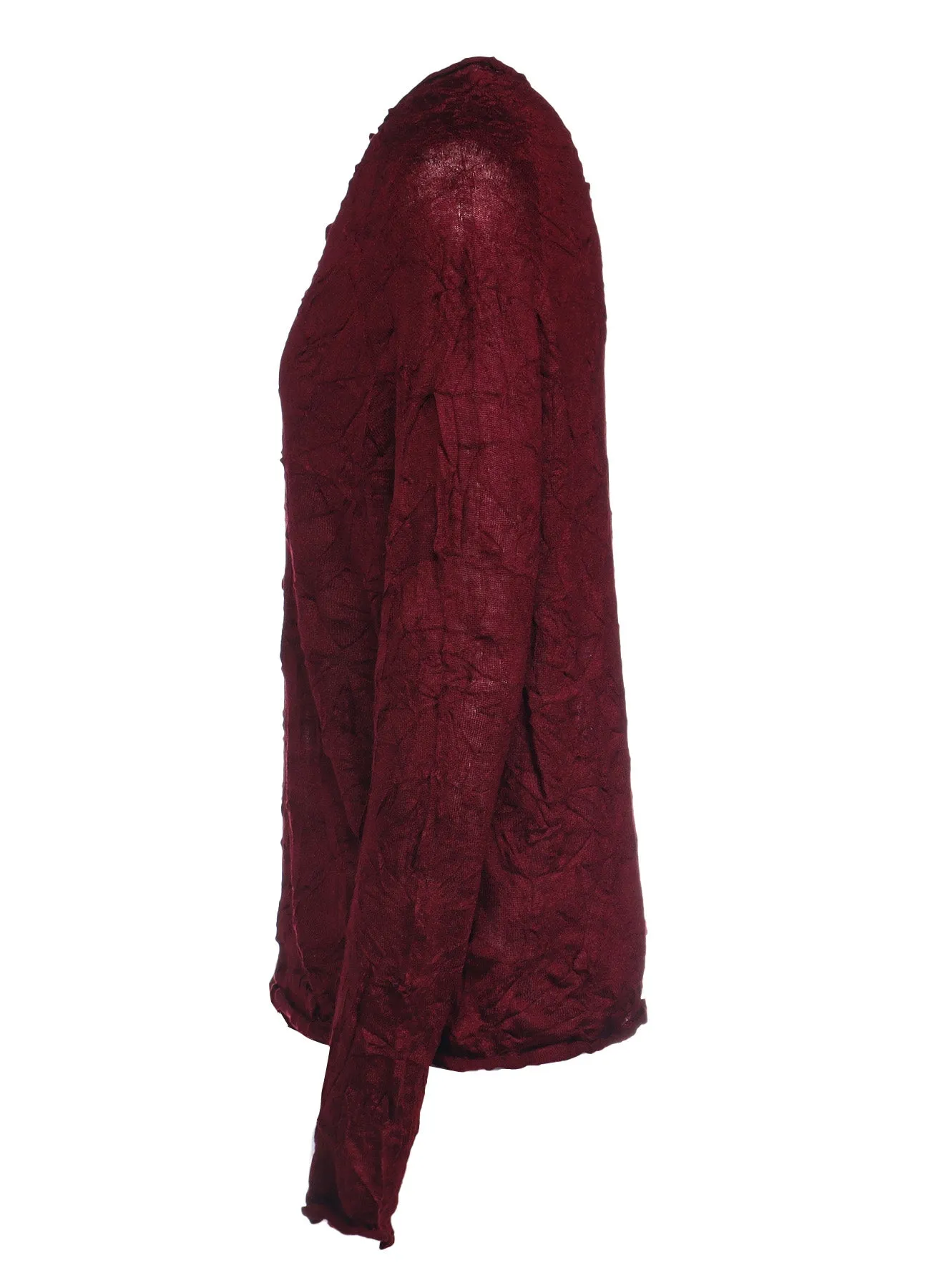 12G1P LINKS ROUND NECK PULLOVER sold by Yohji Yamamoto product image thumbnail 3