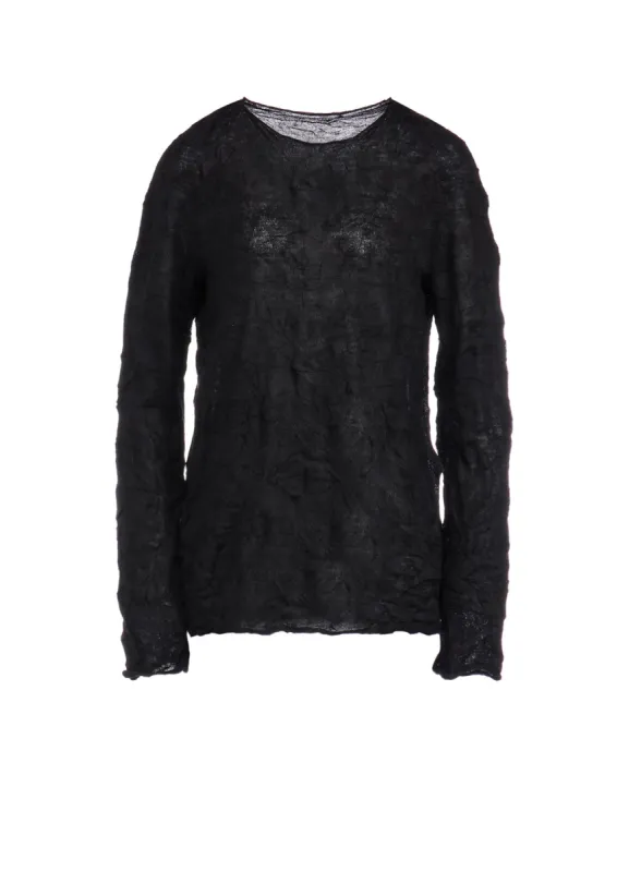 12G1P LINKS ROUND NECK PULLOVER sold by Yohji Yamamoto