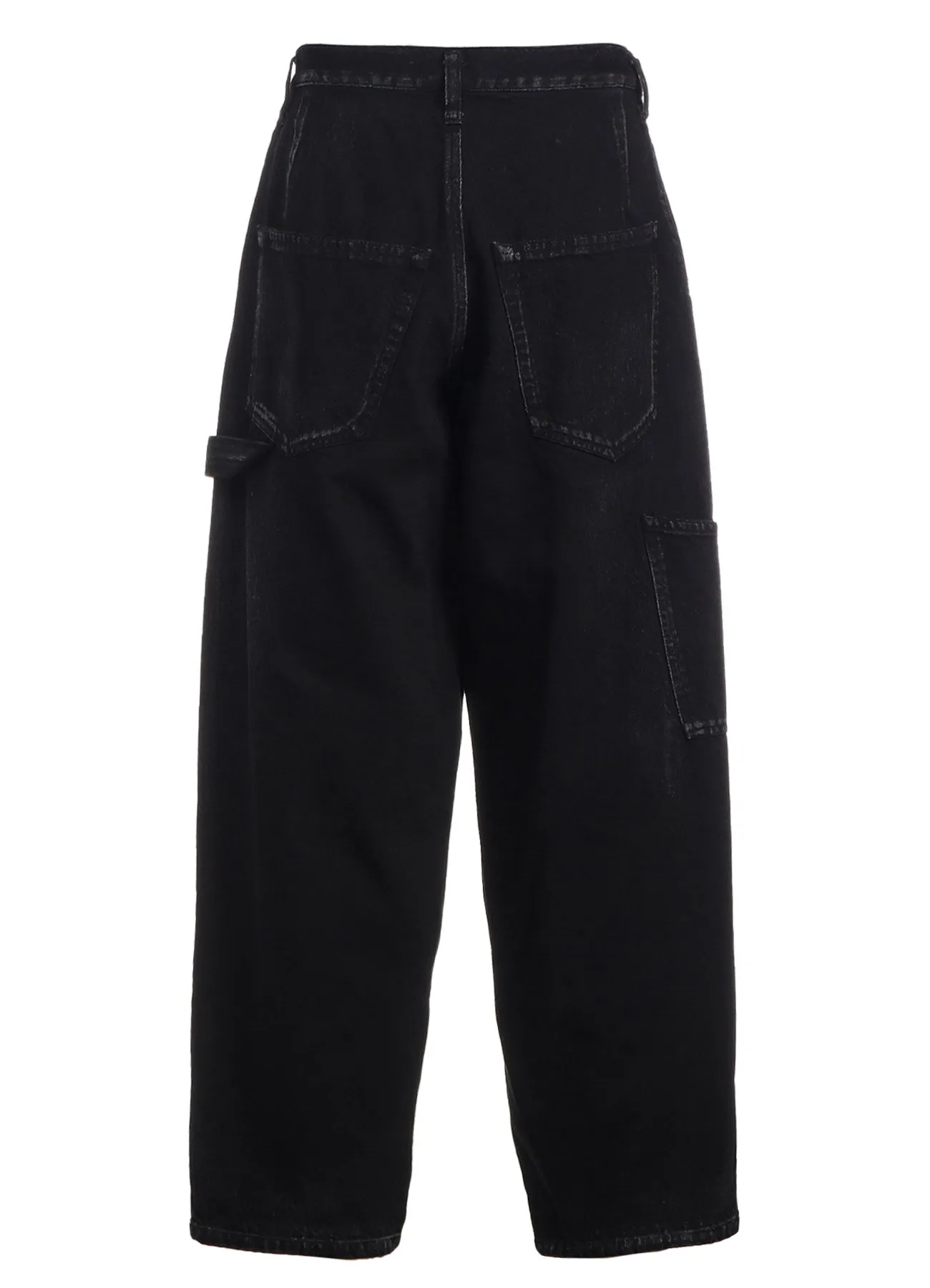 10OZ DENIM SINGLE-PLEATED WIDE LEG PANTS sold by Yohji Yamamoto product image thumbnail 3