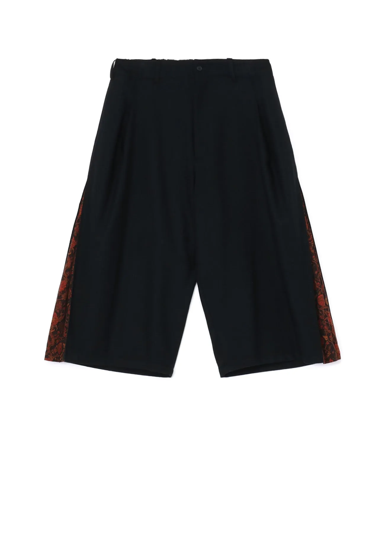 1/10 FLANNEL + COTTON/THORNY JACQUARD SIDE-SWITCHING PANTS sold by Yohji Yamamoto