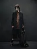 1/10 FLANNEL + COTTON/THORNY JACQUARD SIDE-SWITCHING PANTS sold by Yohji Yamamoto