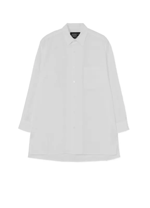 100/2 COTTON BROADCLOTH CLASSIC OVERSIZED SHIRT sold by Yohji Yamamoto