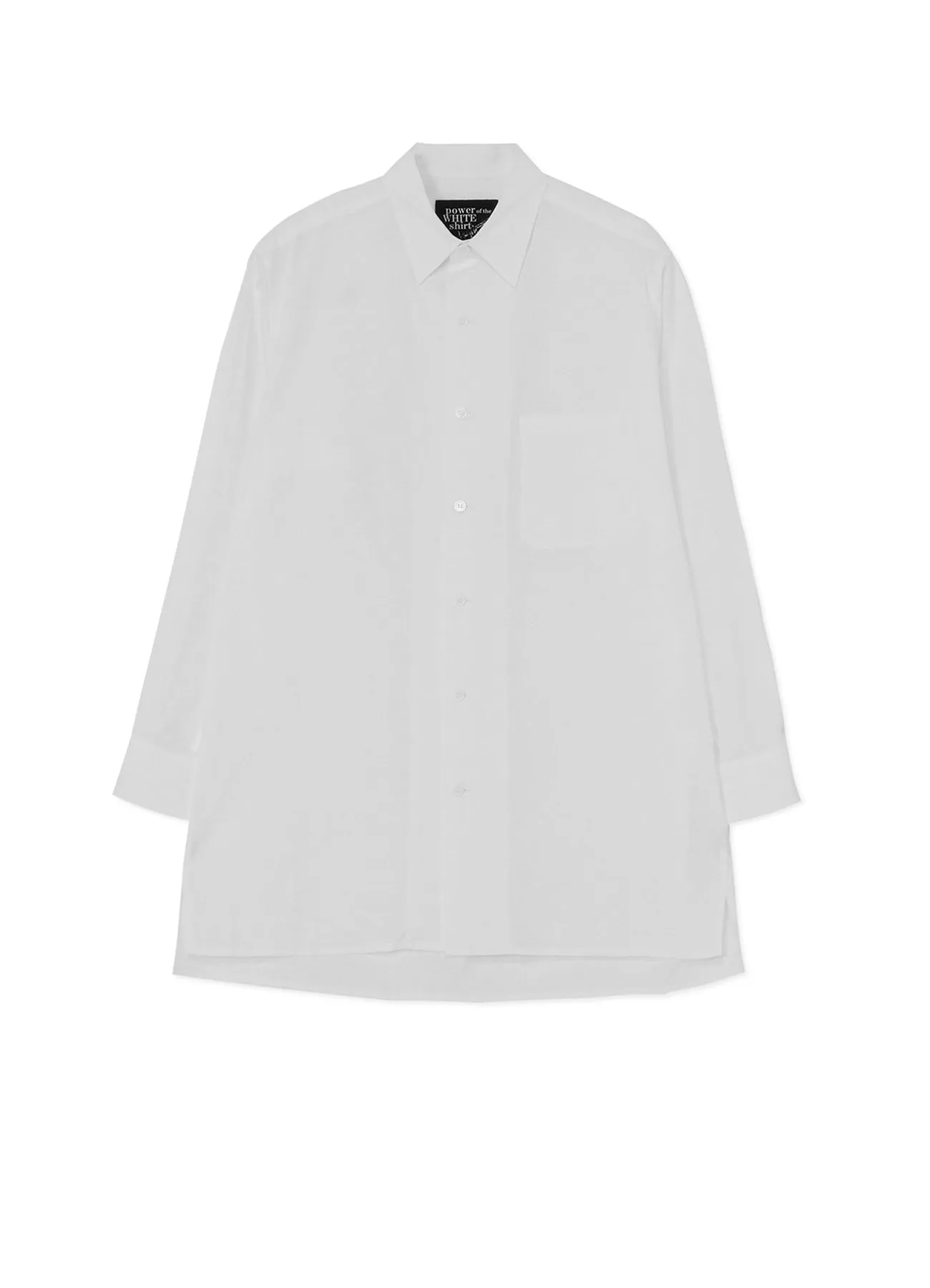 100/2 COTTON BROADCLOTH CLASSIC OVERSIZED SHIRT sold by Yohji Yamamoto