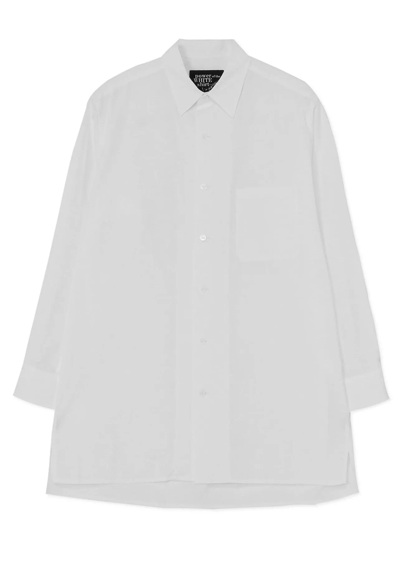 100/2 COTTON BROADCLOTH CLASSIC OVERSIZED SHIRT sold by Yohji Yamamoto product image thumbnail 2