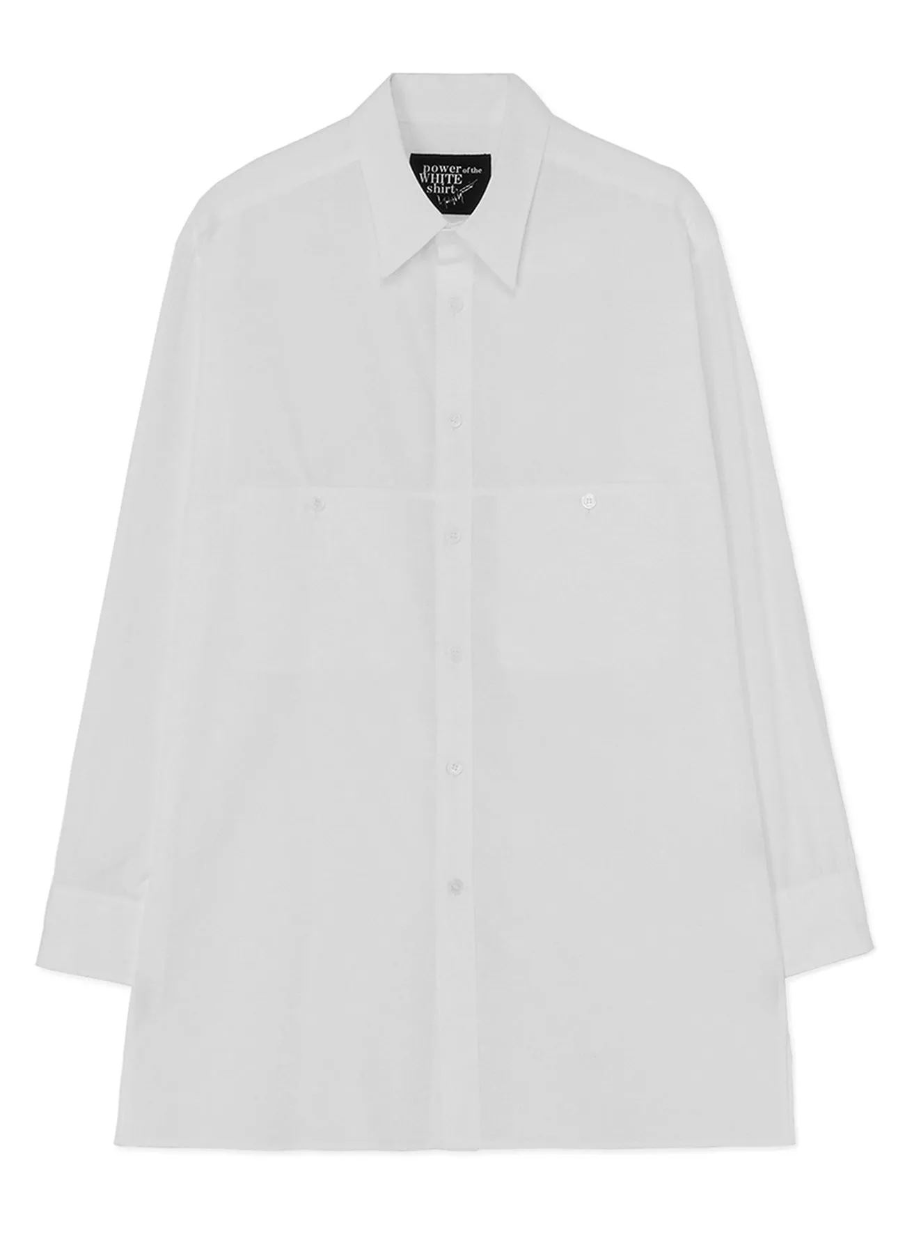 100/2 COTTON BROADCLOTH PATCH POCKET BLOUSE sold by Yohji Yamamoto product image thumbnail 2