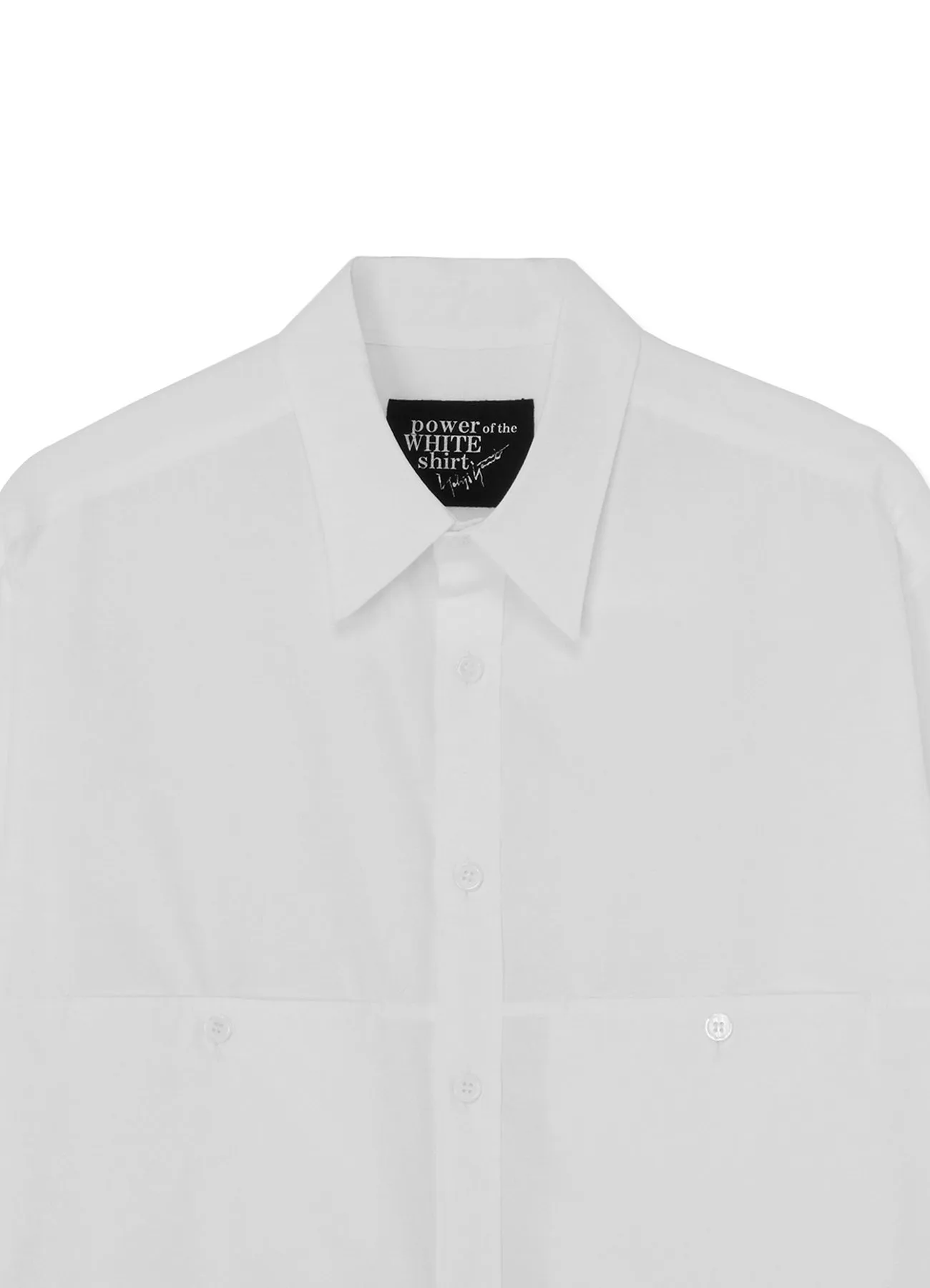 100/2 COTTON BROADCLOTH PATCH POCKET BLOUSE sold by Yohji Yamamoto product image thumbnail 4