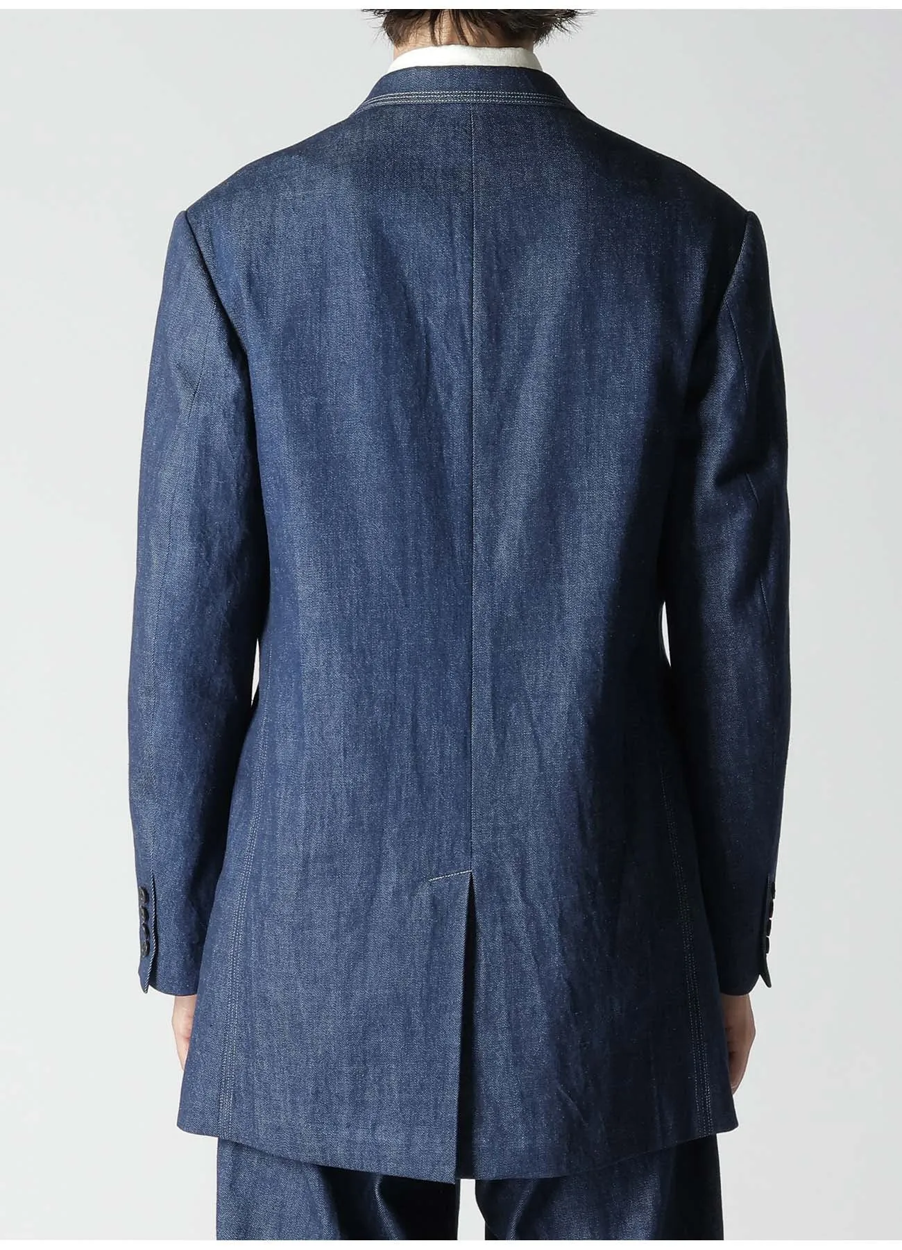 11oz BLUE DENIM TRIPLE STITCH JACKET sold by Yohji Yamamoto product image thumbnail 5