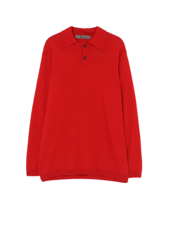 12G JERSEY Y's for men LOGO POLO KNIT sold by Yohji Yamamoto