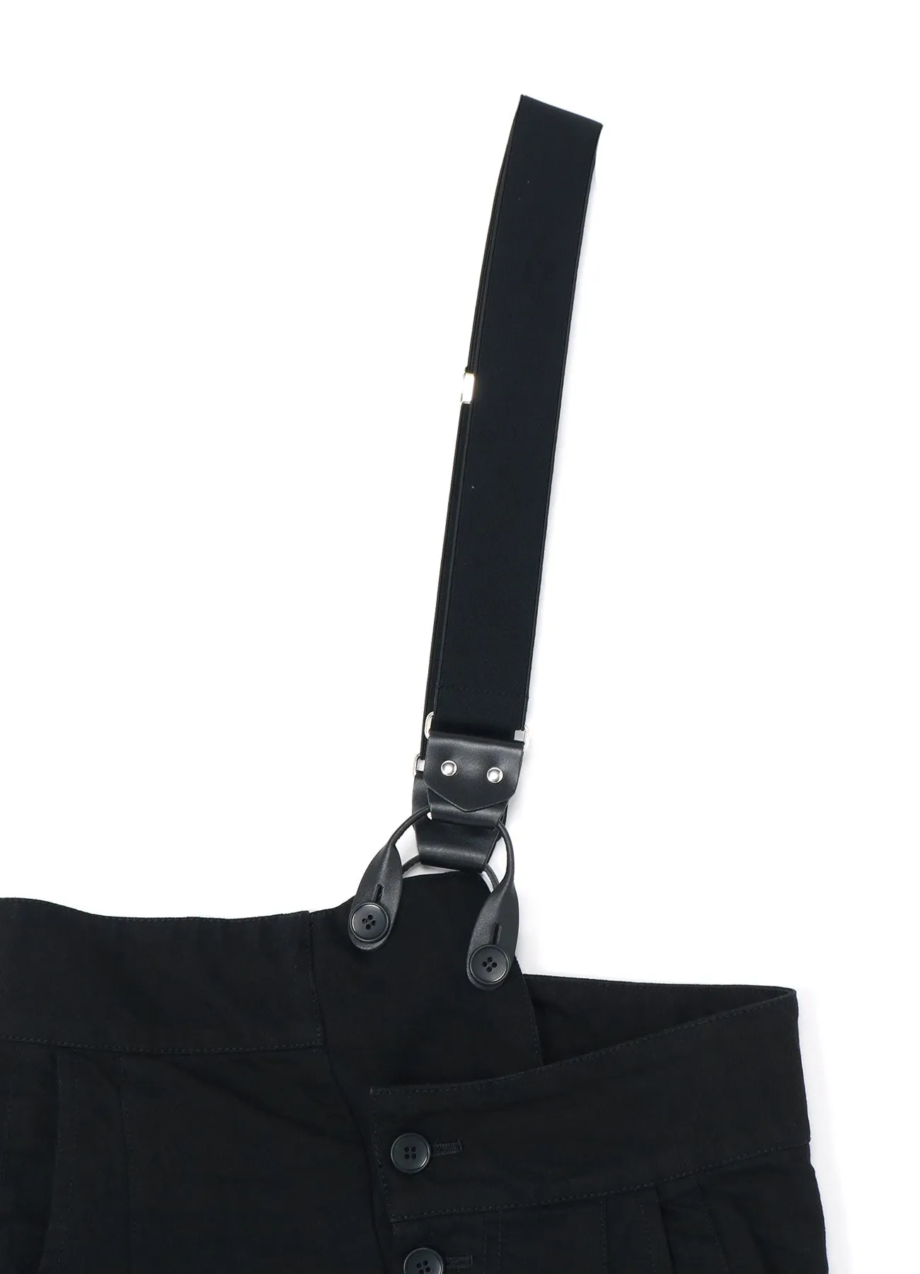 10 OZ DENIM TWIST SKIRT WITH SUSPENDERS sold by Yohji Yamamoto product image thumbnail 4