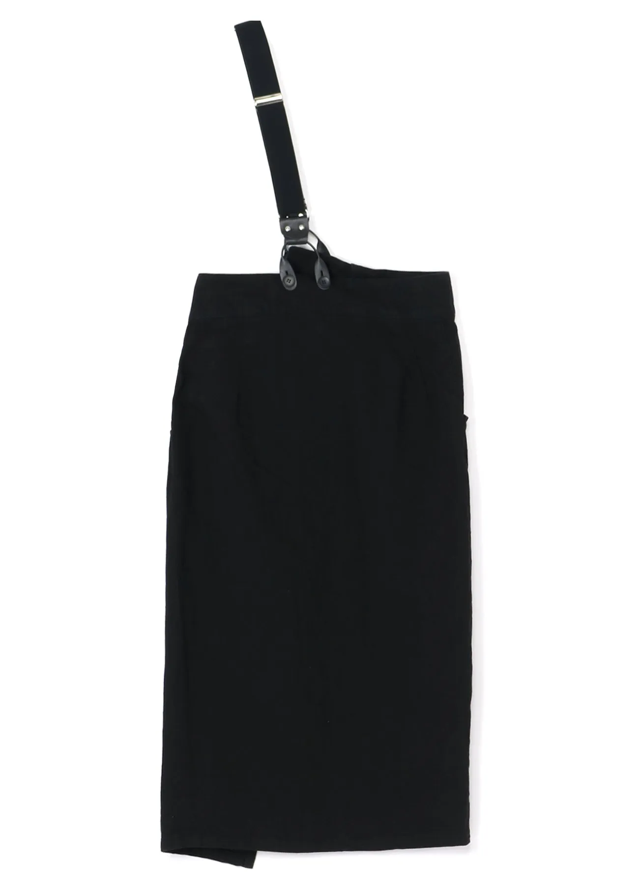 10 OZ DENIM TWIST SKIRT WITH SUSPENDERS sold by Yohji Yamamoto product image thumbnail 3