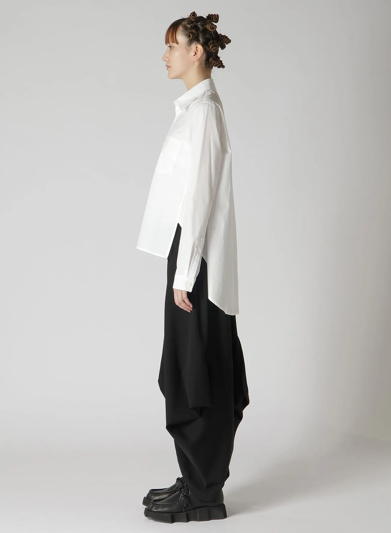 100/2 BROAD COTTON POCKET SHIRT sold by Yohji Yamamoto product image thumbnail 5