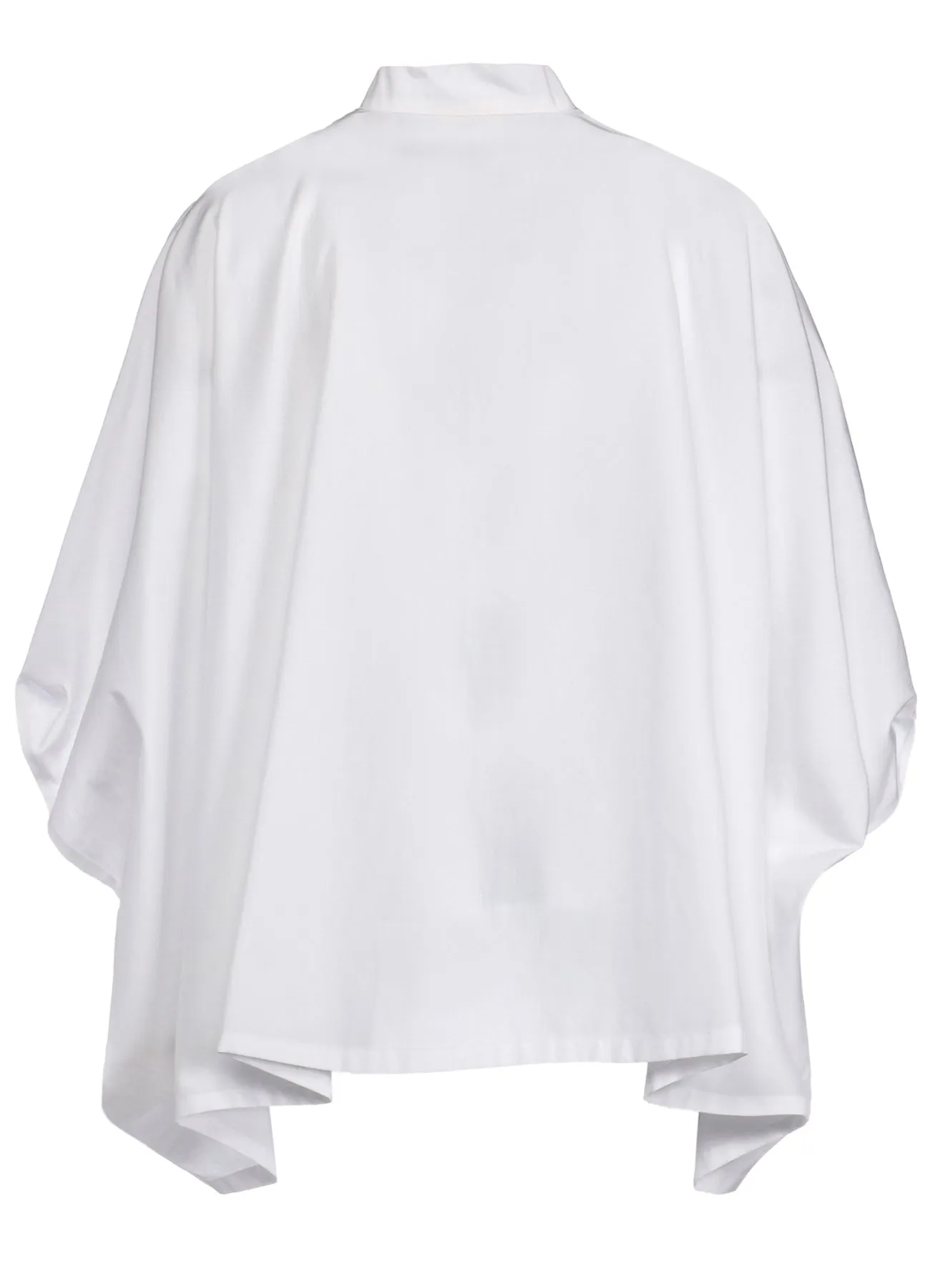 100/2 BROAD COTTON PIN TUCK BIG SHIRT sold by Yohji Yamamoto product image thumbnail 3
