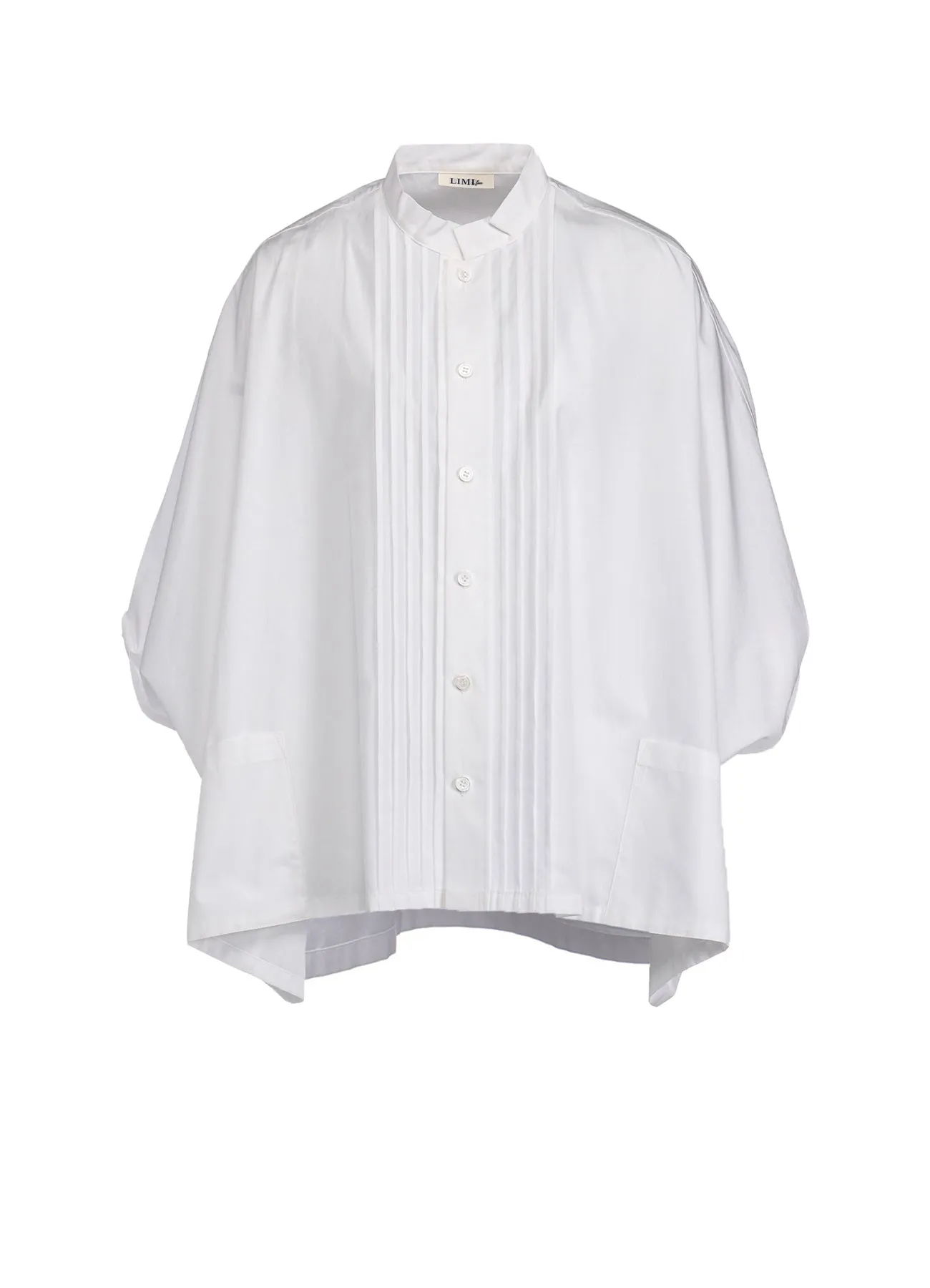 100/2 BROAD COTTON PIN TUCK BIG SHIRT sold by Yohji Yamamoto