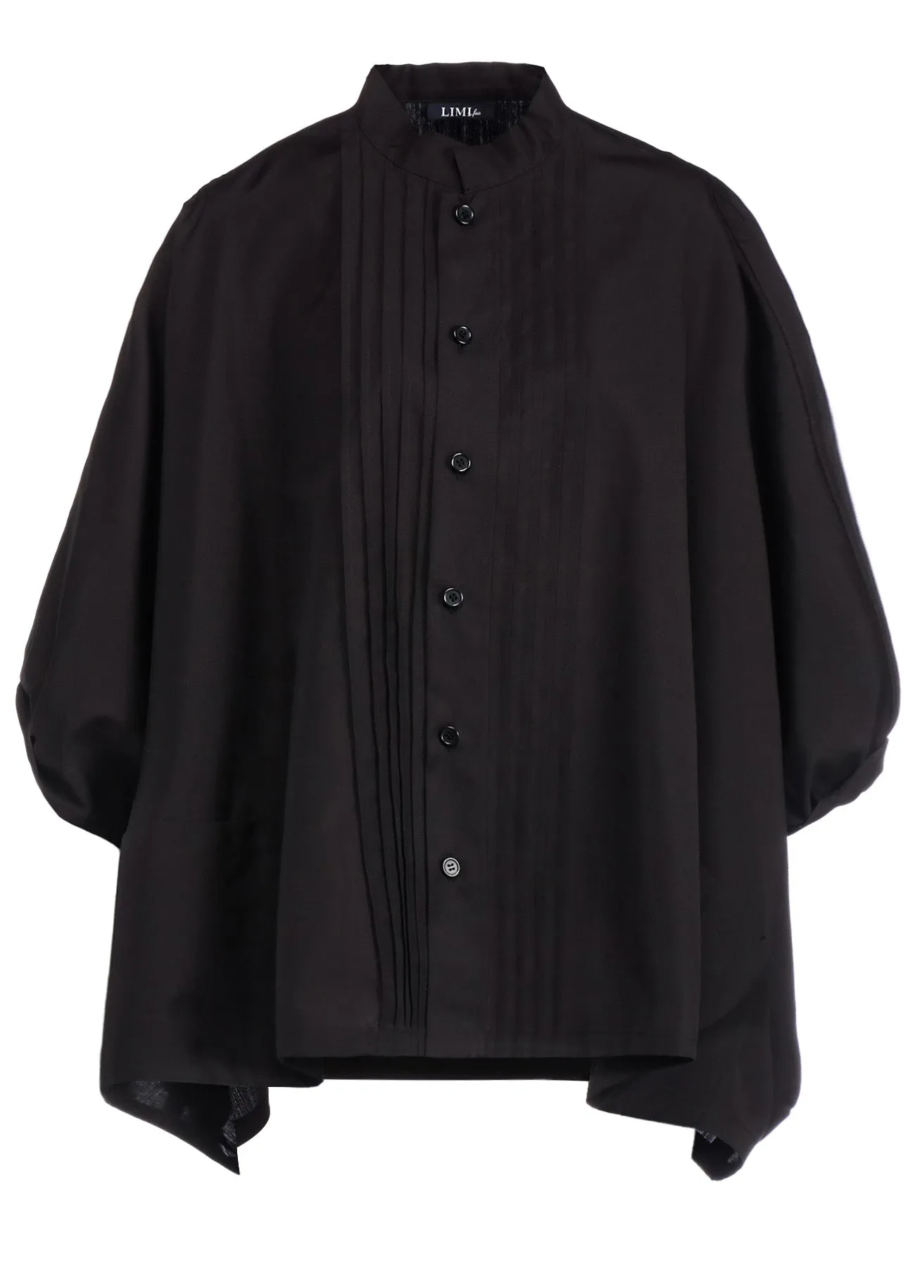 100/2 BROAD COTTON PIN TUCK BIG SHIRT sold by Yohji Yamamoto product image thumbnail 2