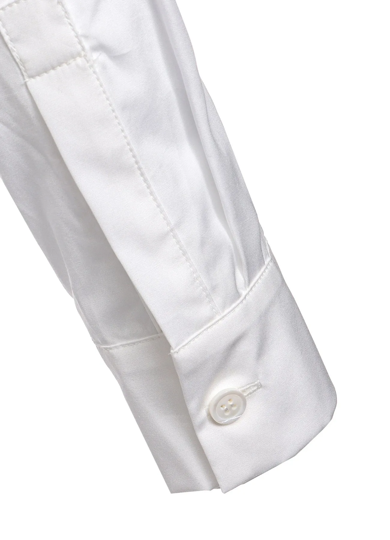 100/2 BROAD COTTON GATHERED SHIRT sold by Yohji Yamamoto product image thumbnail 5