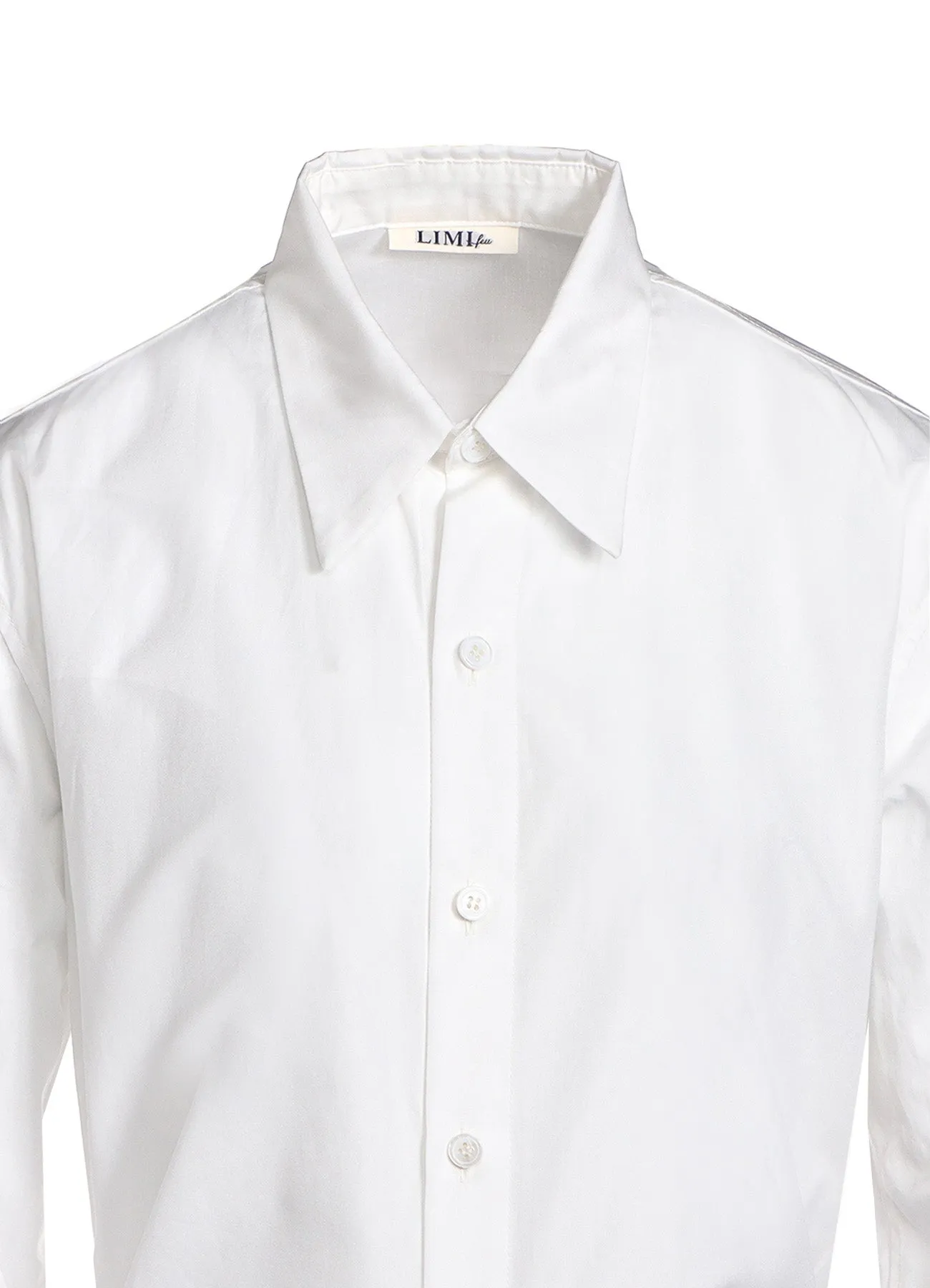 100/2 BROAD COTTON GATHERED SHIRT sold by Yohji Yamamoto product image thumbnail 4