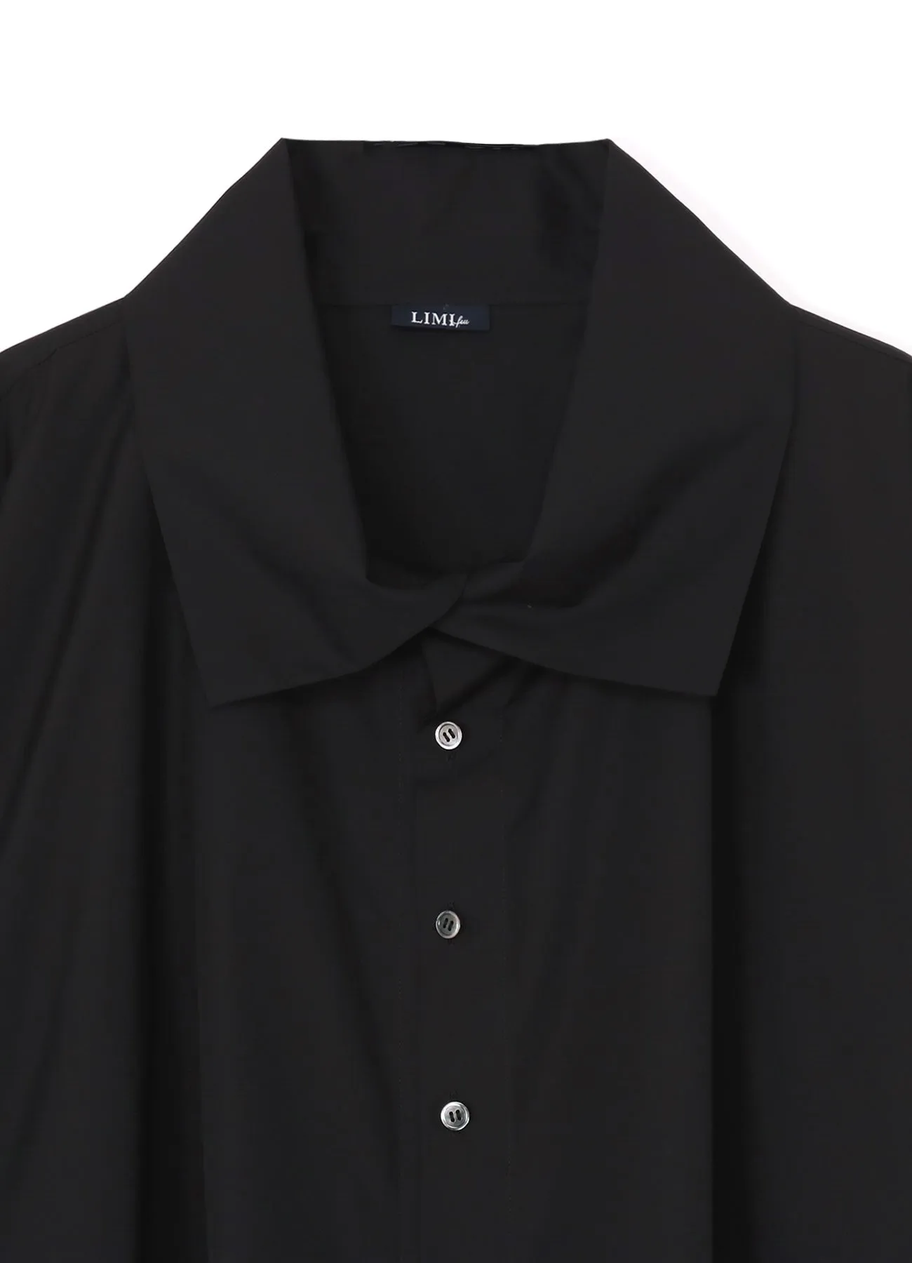 100/2 BROAD COTTON ELBOW SLIT SHIRT sold by Yohji Yamamoto product image thumbnail 4