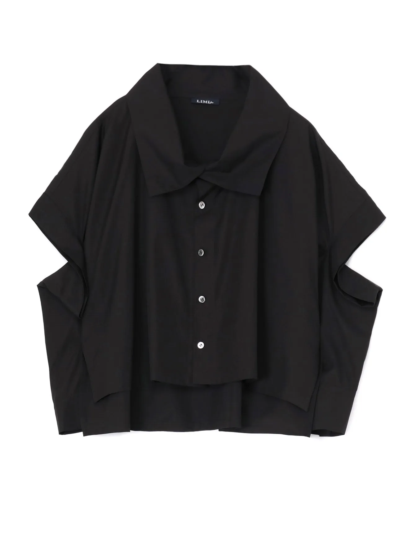 100/2 BROAD COTTON ELBOW SLIT SHIRT sold by Yohji Yamamoto