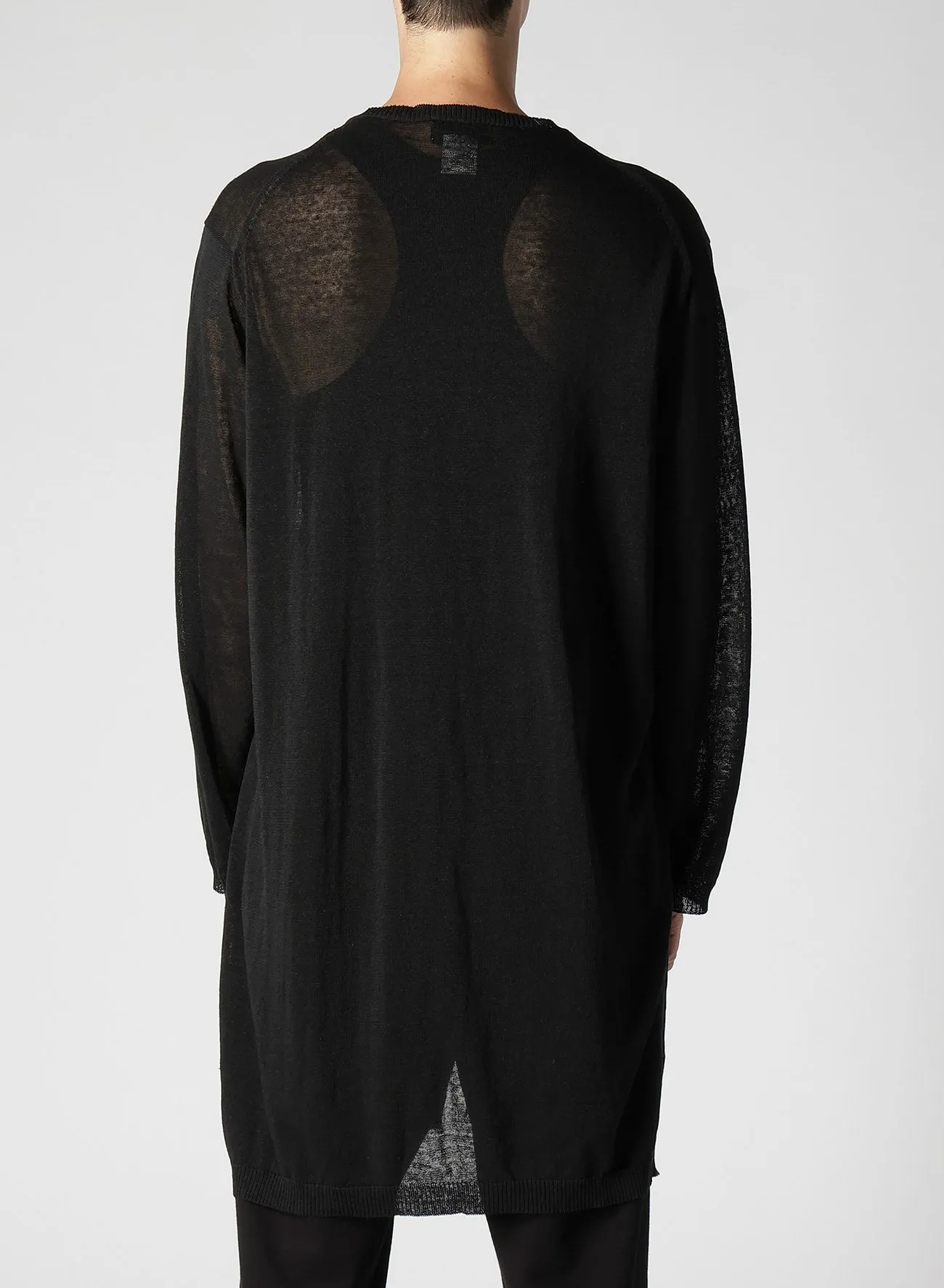 14-GAUGE LAYERED CARDIGAN sold by Yohji Yamamoto product image thumbnail 5