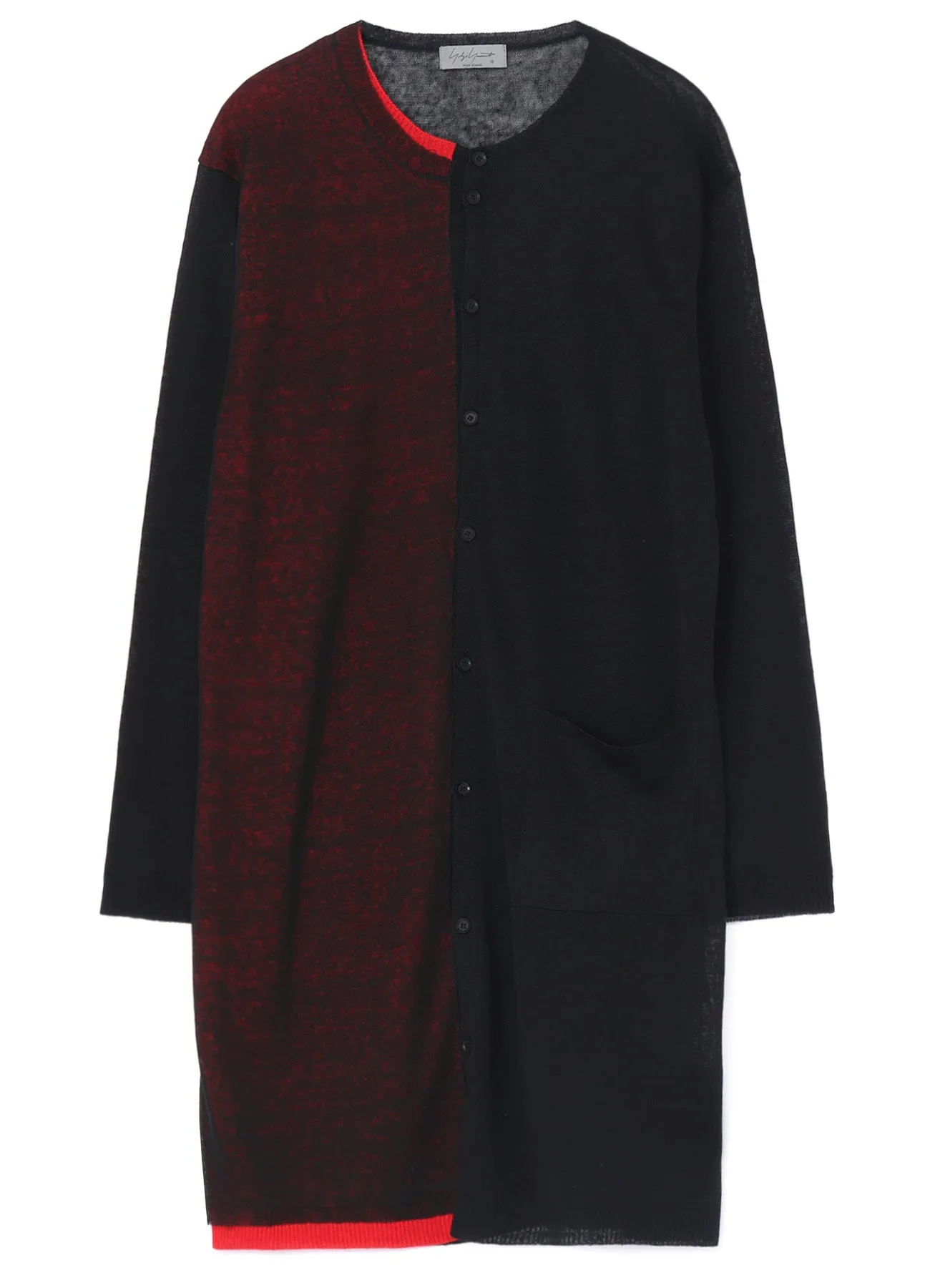 14-GAUGE LAYERED CARDIGAN sold by Yohji Yamamoto product image thumbnail 2