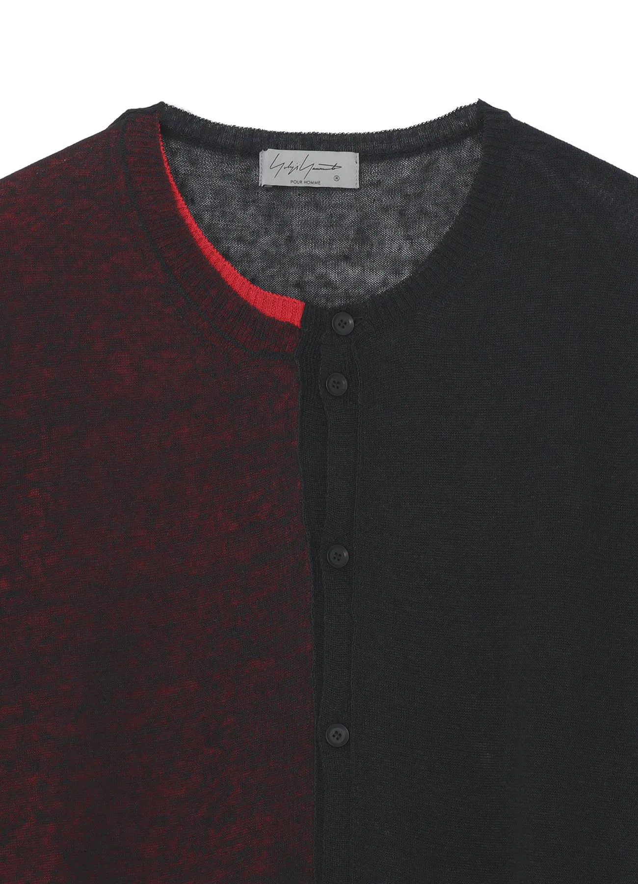14-GAUGE LAYERED CARDIGAN sold by Yohji Yamamoto product image thumbnail 4