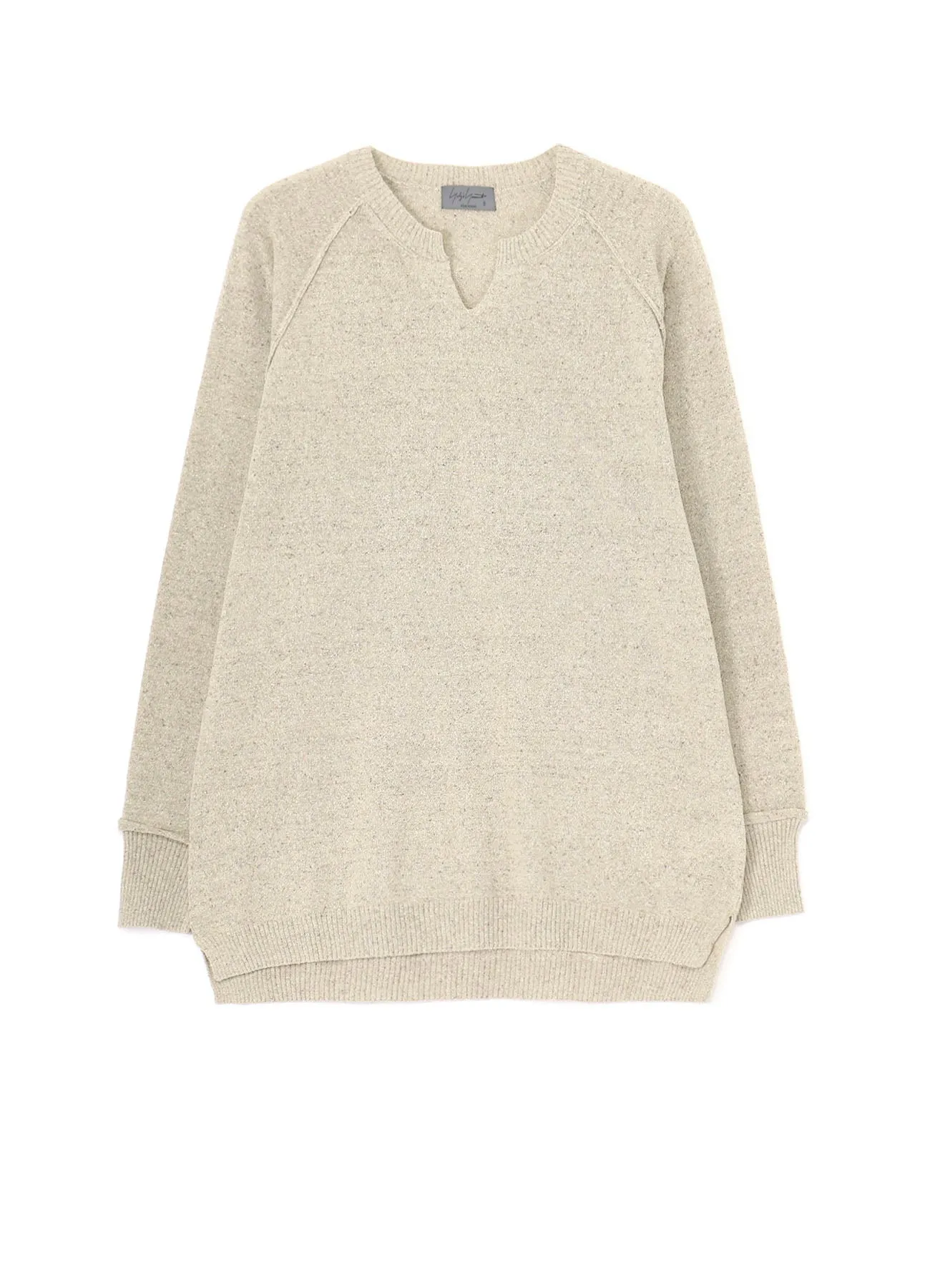 10G JERSEY STITCH COLLAR SLIT LONG SLEEVE sold by Yohji Yamamoto