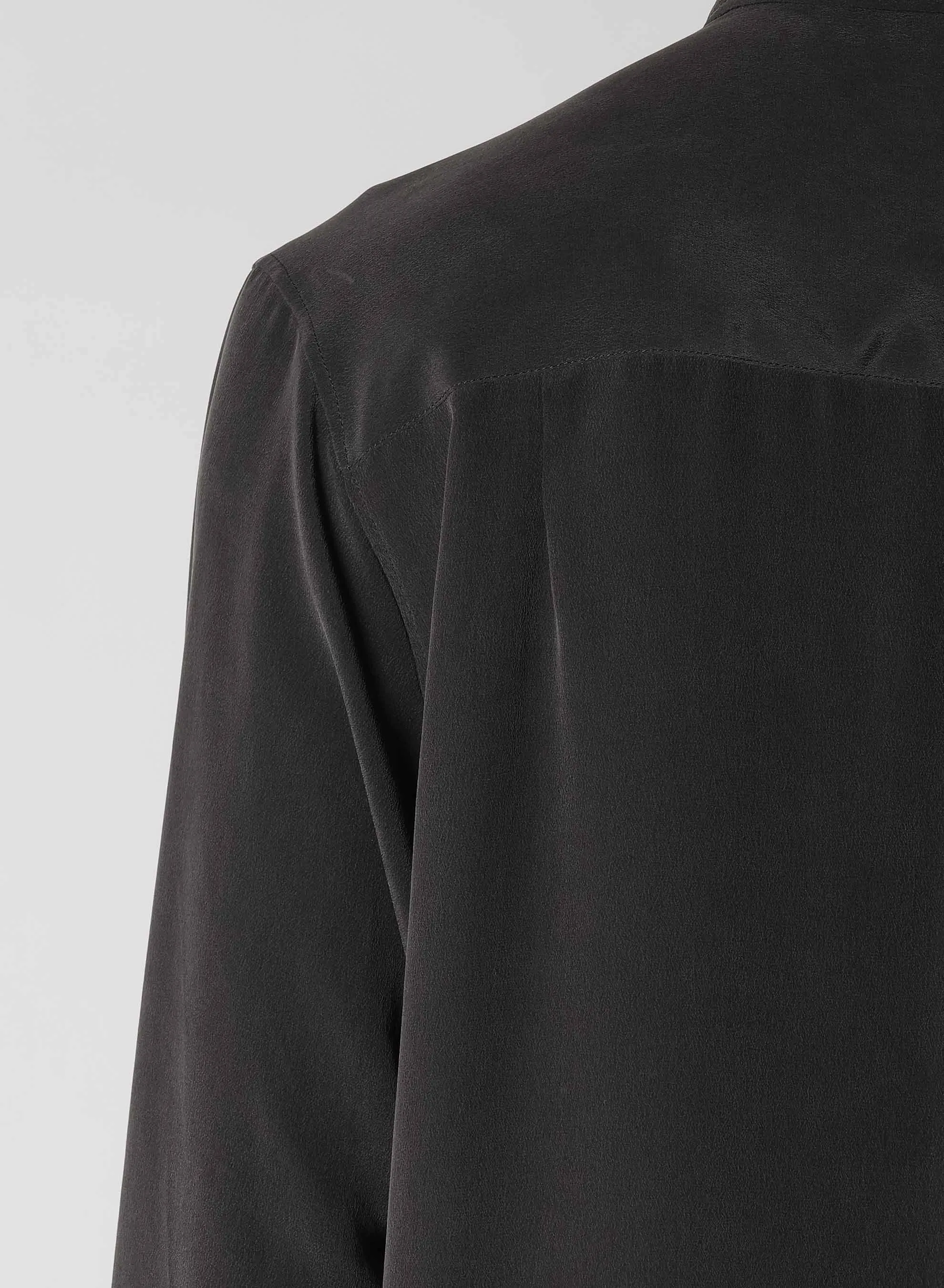 16M DECINE PLACKET TAB TRIPLE COLLAR BLOUSE sold by Yohji Yamamoto product image thumbnail 5