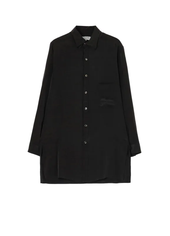 16M DECINE PLACKET TAB TRIPLE COLLAR BLOUSE sold by Yohji Yamamoto