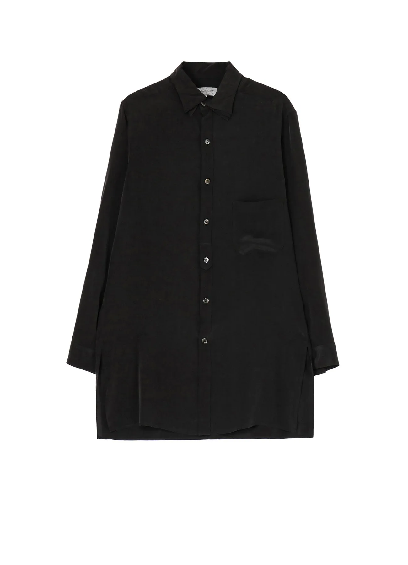 16M DECINE PLACKET TAB TRIPLE COLLAR BLOUSE sold by Yohji Yamamoto