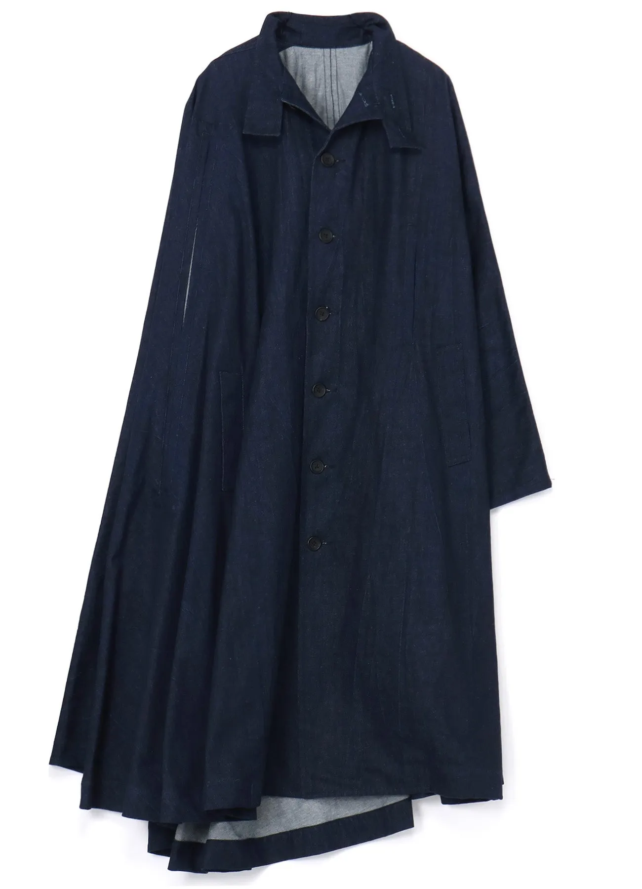 120Z DENIM W-RIGHT-SIDE DOLMAN COAT sold by Yohji Yamamoto product image thumbnail 3