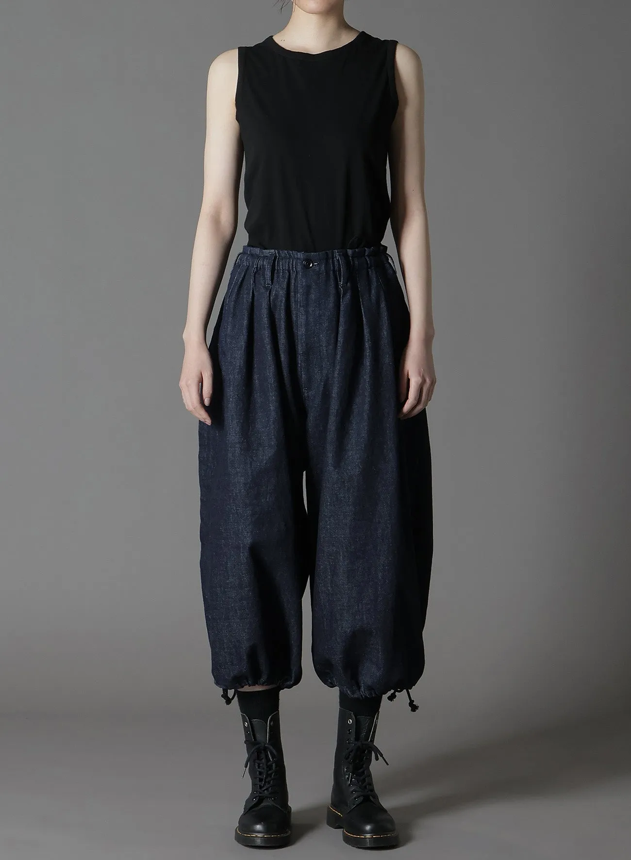 12OZ DENIM BALLOON PANTS sold by Yohji Yamamoto product image thumbnail 4