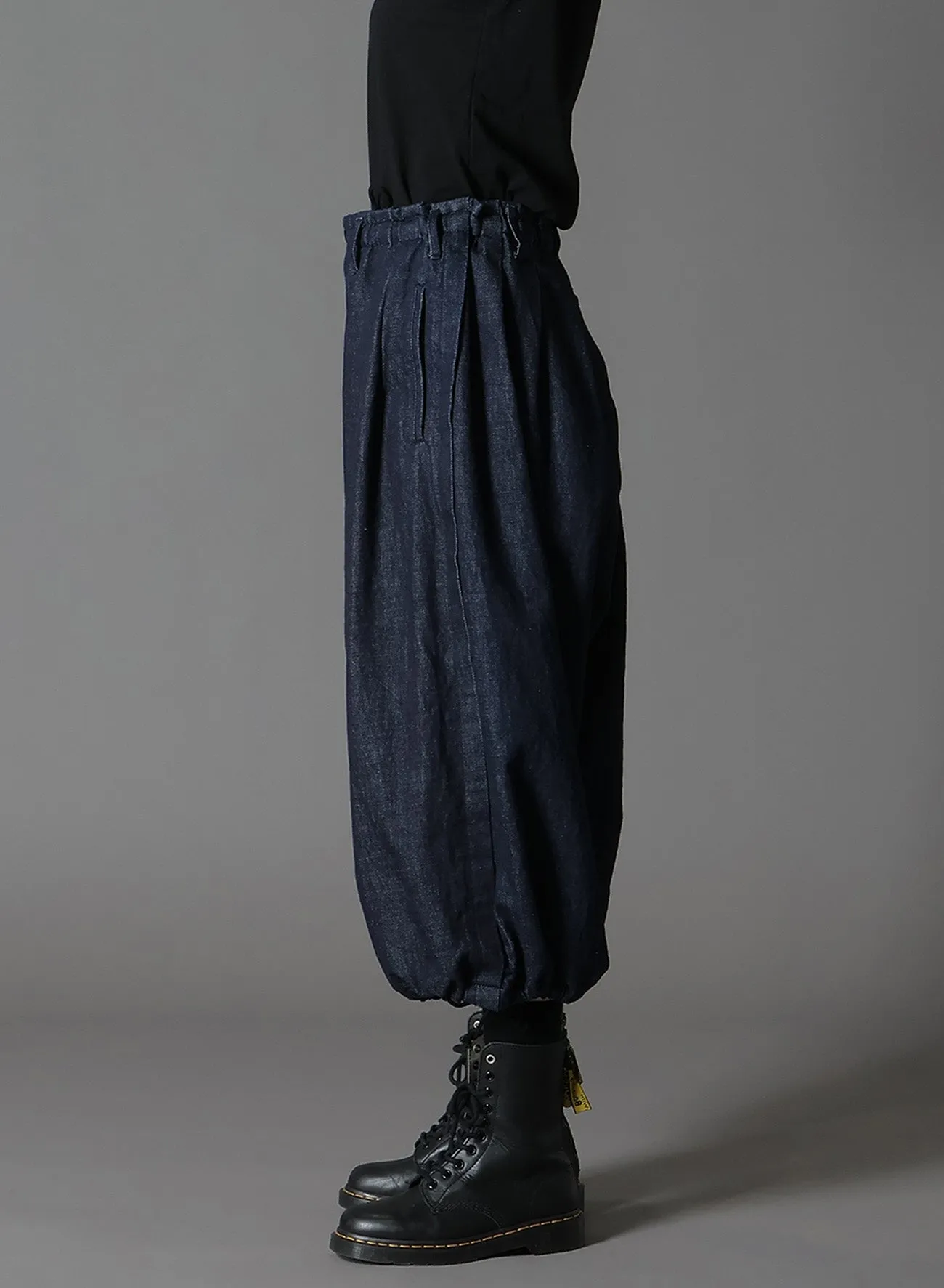 12OZ DENIM BALLOON PANTS sold by Yohji Yamamoto product image thumbnail 5