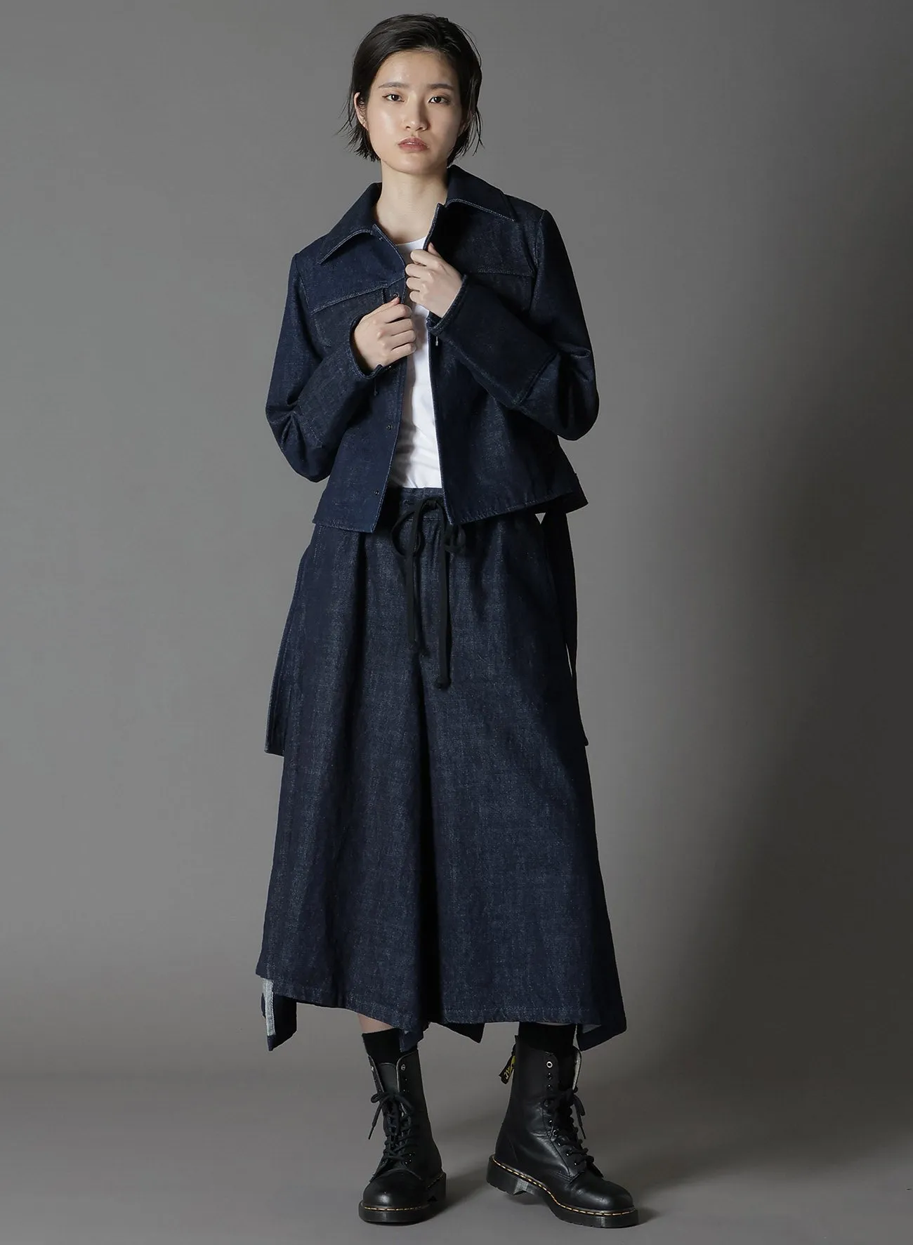 12OZ DENIM PANTS SKIRT sold by Yohji Yamamoto product image thumbnail 2
