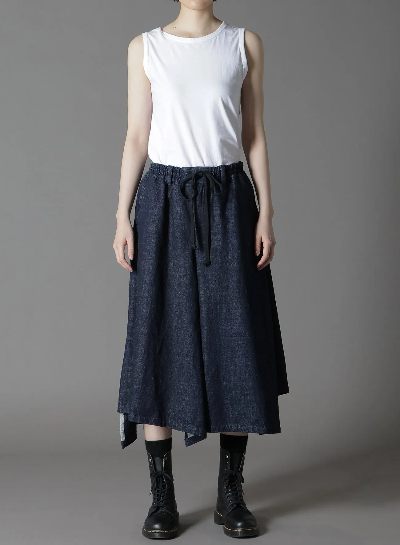 12OZ DENIM PANTS SKIRT sold by Yohji Yamamoto product image thumbnail 3