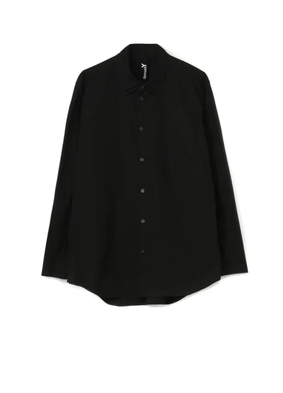 100/2 COTTON BROADCLOTH DOUBLE COLLAR SHIRT sold by Yohji Yamamoto