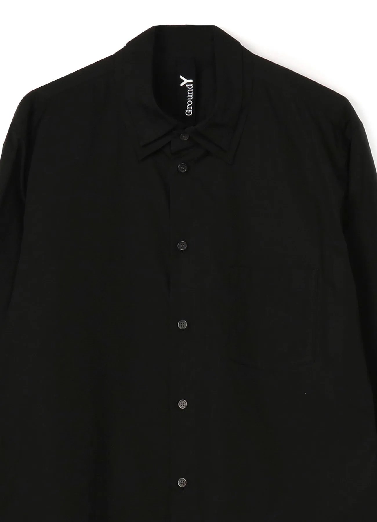 100/2 COTTON BROADCLOTH DOUBLE COLLAR SHIRT sold by Yohji Yamamoto product image thumbnail 4