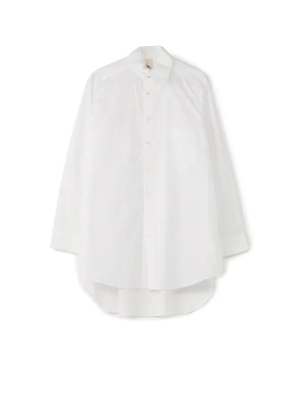 100/2 COTTON BROADCLOTH HALF COLLAR SHIRT sold by Yohji Yamamoto
