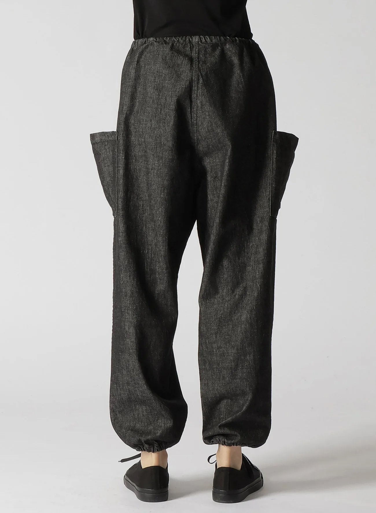 10OZ UNEVEN YARN DENIM RELEXED FIT PANTS sold by Yohji Yamamoto product image thumbnail 5