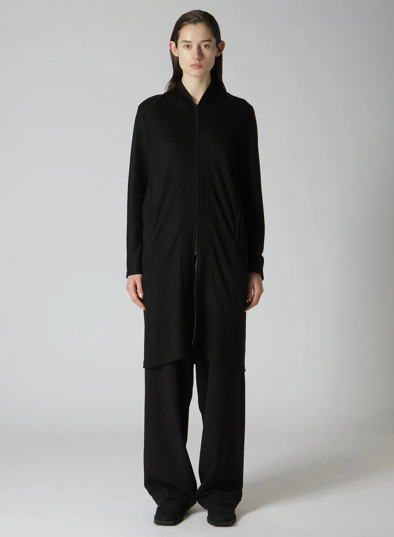 1/60 LUMINARY SMOOTH ZIP LONG CARDIGAN sold by Yohji Yamamoto product image thumbnail 3