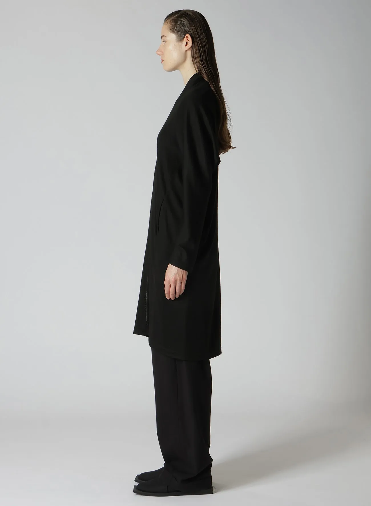 1/60 LUMINARY SMOOTH ZIP LONG CARDIGAN sold by Yohji Yamamoto product image thumbnail 4