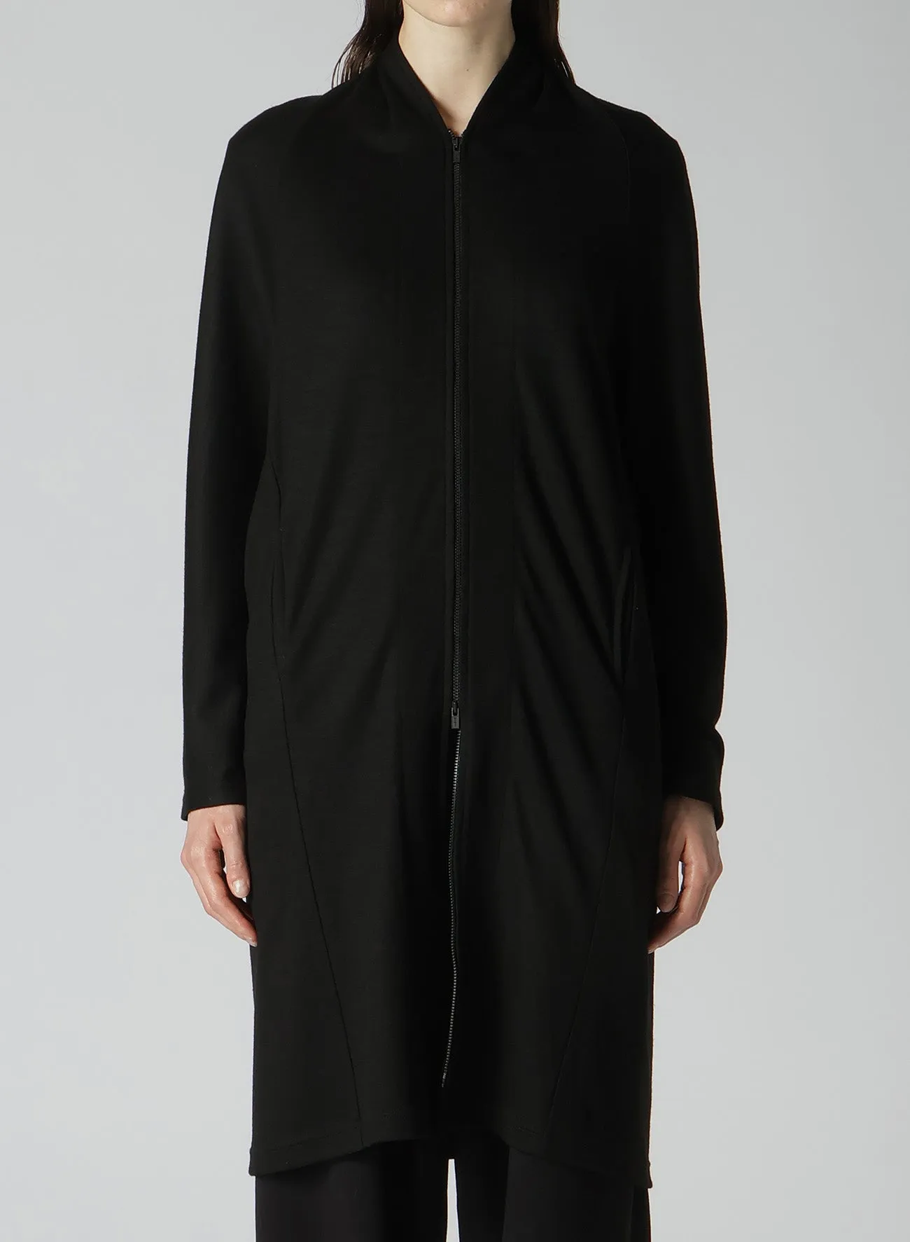 1/60 LUMINARY SMOOTH ZIP LONG CARDIGAN sold by Yohji Yamamoto product image thumbnail 2