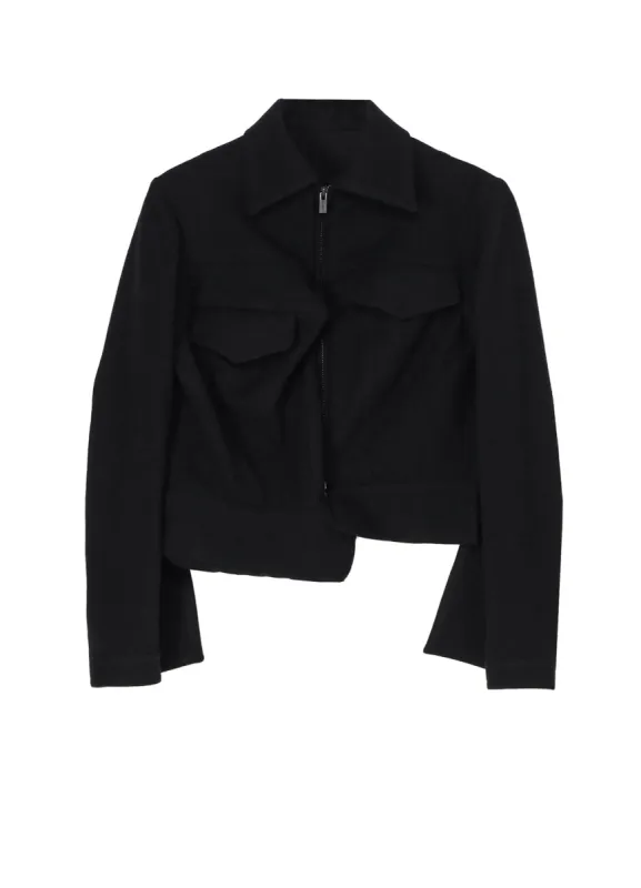 1/16 FLANNEL L BOX DETAIL BLOUSON sold by Yohji Yamamoto