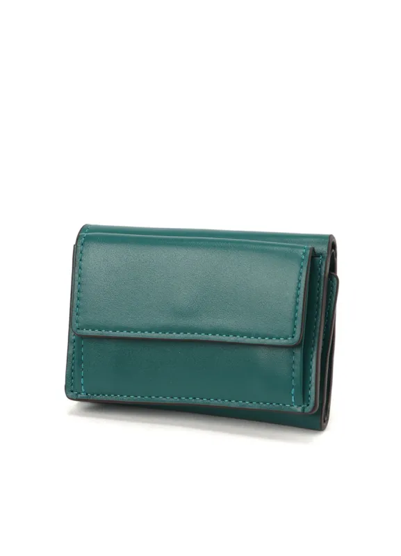 COW LEATHER THREE FOLD WALLET sold by Yohji Yamamoto