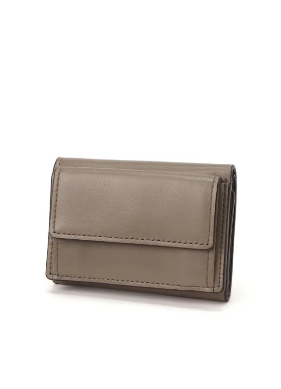 COW LEATHER THREE FOLD WALLET sold by Yohji Yamamoto