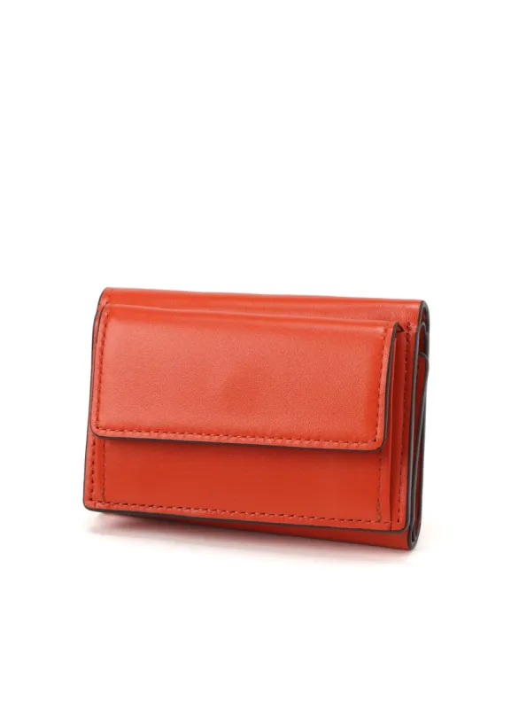 COW LEATHER THREE FOLD WALLET sold by Yohji Yamamoto
