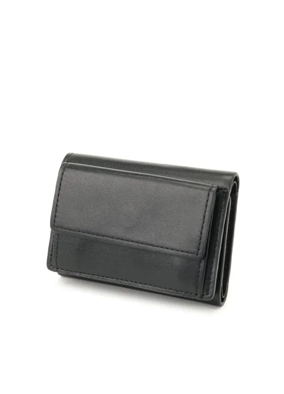 COW LEATHER THREE FOLD WALLET made by Yohji Yamamoto