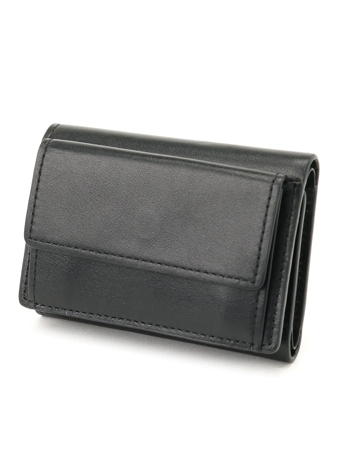 COW LEATHER THREE FOLD WALLET sold by Yohji Yamamoto product image thumbnail 2
