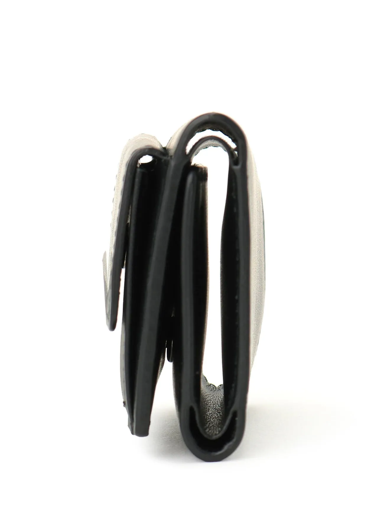 COW LEATHER THREE FOLD WALLET sold by Yohji Yamamoto product image thumbnail 3