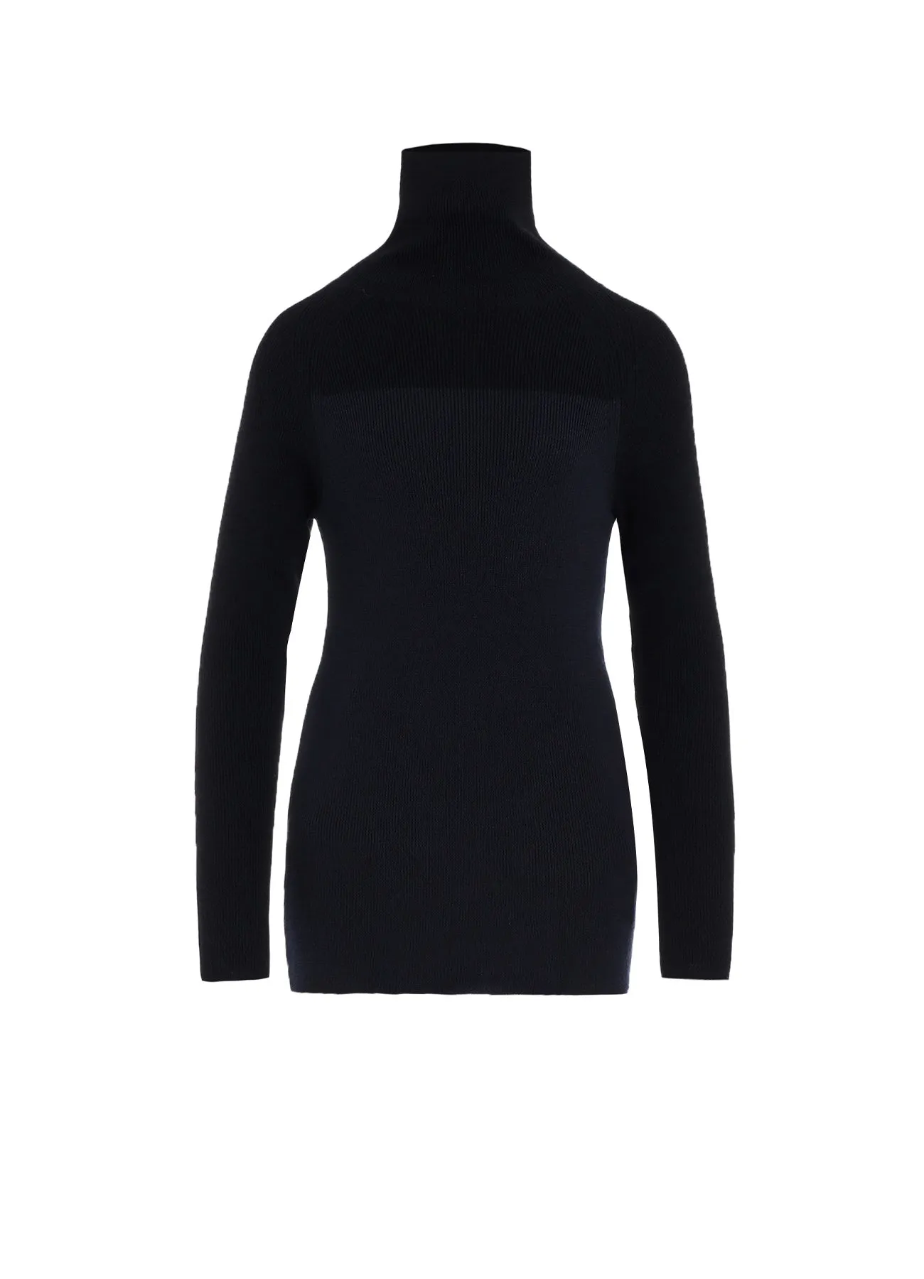 STANDARD WOOL WOSHABLE PLAIN STITCH SIDE TUETLE LONG TURTLE KNITWEAR sold by Yohji Yamamoto