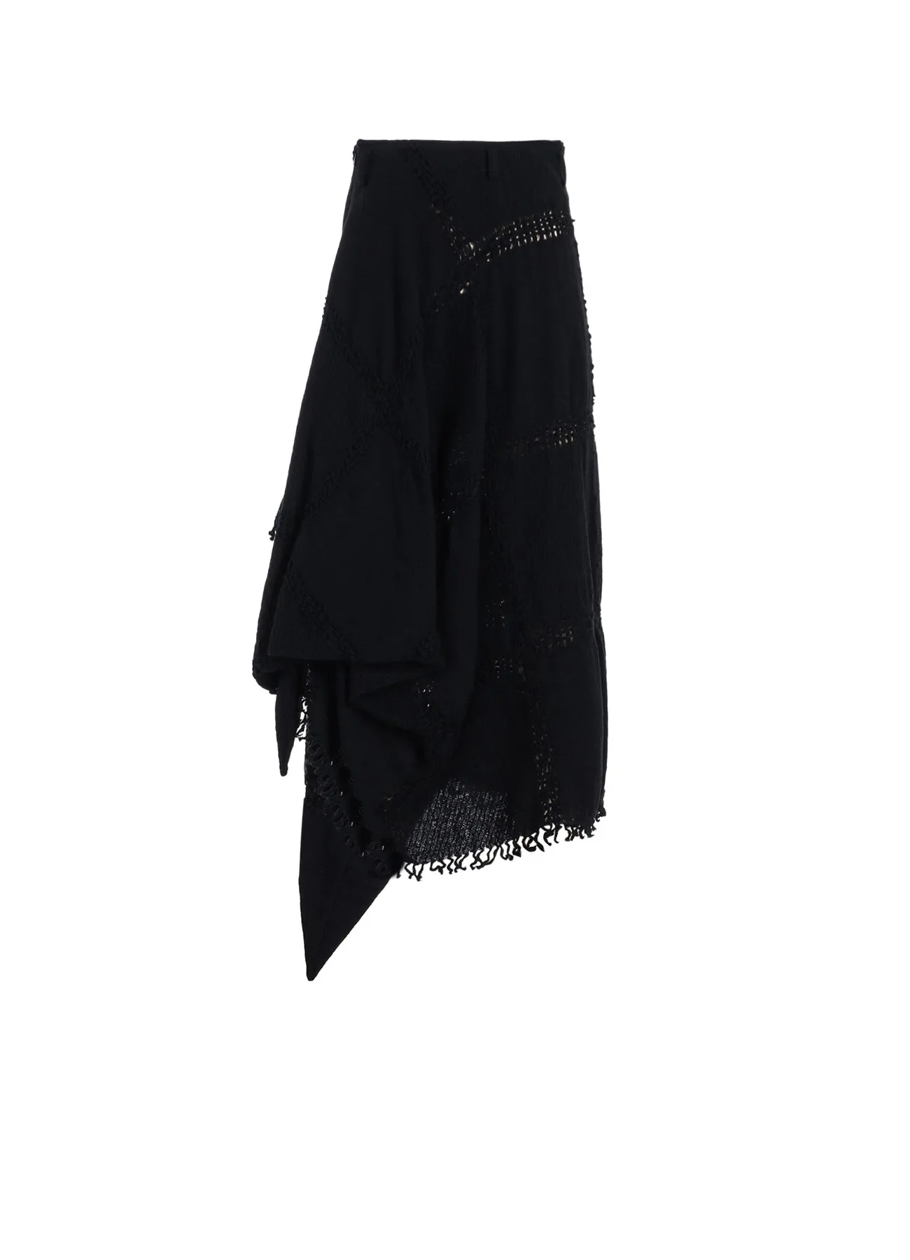 BLOCK JACQUARD THORN SKIRT sold by Yohji Yamamoto